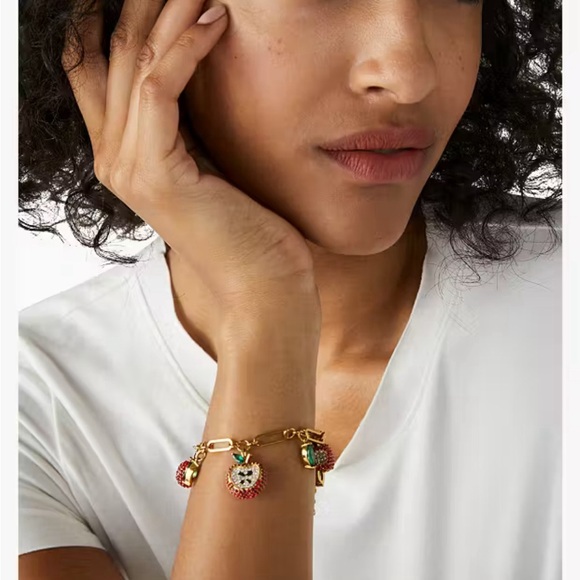 Kate Spade Apple teacher charm bracelet - Picture 2 of 4